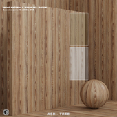 Wood / ash material (seamless) - set 88