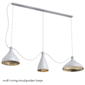 swell_3 string mixed pendant lamps