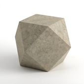Gregorius Pineo - Pascal Side Table stone