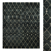 Salah Hand-Knotted Wool Rug Restoration Hardware