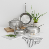 Набор кухонной посуды All-Clad \ All-Clad cookware set