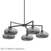 Quill 5 Modern Chandelier by Niche