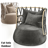 Armchair Fat Sofa Outdoor URQUIOLA Fabric
