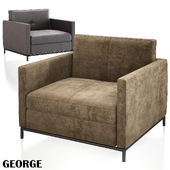 Armchair George Citterio Leather