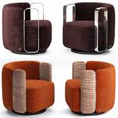 Armchair fendi casa