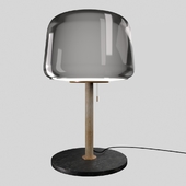 EVEDAL Desk lamp, marble gray