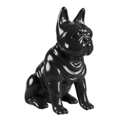 Garda Decor - Figurine "Black Bulldog" D3232