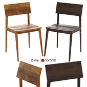 Wood dining chair by Industry west