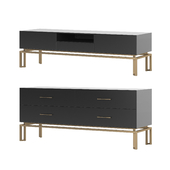 Tosconova Oro dresser + tv cabinet