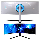 samsung odyssey G9 curved gaming display monitor wide screen