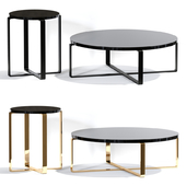 Rosa Round Marble Coffee Table And Sofa Table