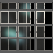 Раздвижные витражные алюминиевые окна и двери /  Sliding Stained Glass Aluminum Windows and Doors