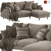 Temple and Webster Silas Sofa 3seater with chaise