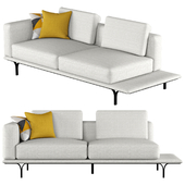 Nocelle 3 Seater Sofa with Side Table