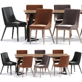 Blaisell Parsons Dining Table Chair Set 02