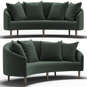 Art Deco Petite Sofa