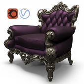 Royal classic armchair 04