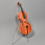 PBR Cello & Bow