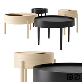 Arc and Skirt Coffee Table by Woud