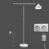 Ikea Ranarp Floor Lamp (rigged)