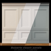 Wall molding 13. Boiserie classic panels