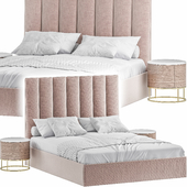 Bed039-Pink Bedroom