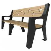 Cast-iron bench Bench 7