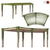 Pergola with Ivy v3