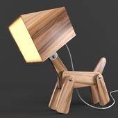 Dogi Adjustable Wooden Table Lamp