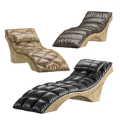 Leather-Chaise Longue