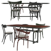 Bistrotstuhl,Cafestuhl chairs and Caryllon table