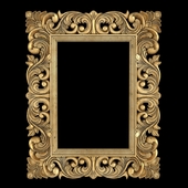 bronze frame mirror