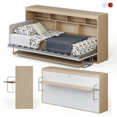 Guter Mobel - Transformer bed wardrobe with Standart table