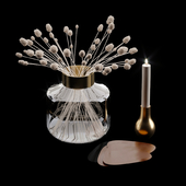 H&M Decor - Round glass vase