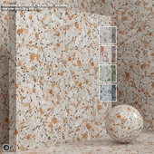 Material (seamless) - terrazzo quartzite stone set 149