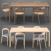 Artisan Jean Table and Neva Chair