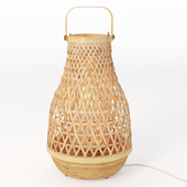 IKEA MISTERHULT table lamp made of bamboo
