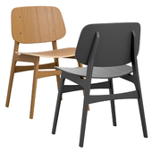 Soborg chair wood, Fredericia