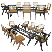Cassina capitol table and chairs