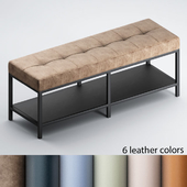 Leather bench seat