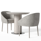 CARA dining chair, OLLE table by Piet Boon