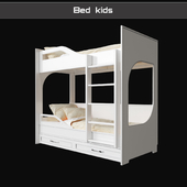 Two-level children&#39;s bed