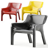 Model Vicario Armchair by Vico Magistretti