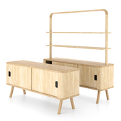 Benchmark Sage Credenza with shelves