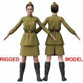 Женская советская военная форма