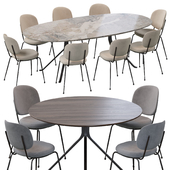 Industry Dining Chair and Blink Dining Table