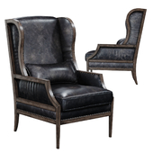 Hooker Furniture Living Room Laurel Exposed Wood Club Chair
