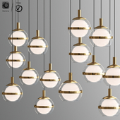 Swank LED Multi-Light Pendant