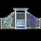 Беседка с Клематисами (Pergola with Clematis)