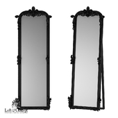 Floor mirror Valensole Black "Loft concept"